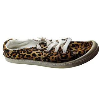 Photo of NWOT Women's Leopard Sneakers size 7.5