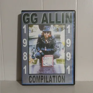 Photo of GG ALLIN 1981-1991 Compilation DVD Live Concert & Rare Footage Punk Rock Videos