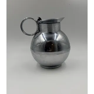 Photo of Vintage 1930s Manning Bowman #134F Chrome Thermos Carafe Pitcher Art Deco USA