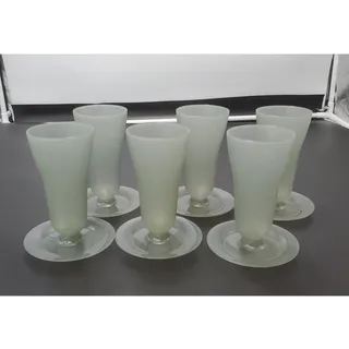 Photo of Parfait Dishes Vintage Tupperware with Bases, Set of 6   755 754   NO LIDS 