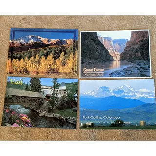 Photo of Colorado Postcard Lot Grand Canyon, Pikes Peak, Fort Collins, Craig CO Vintage
