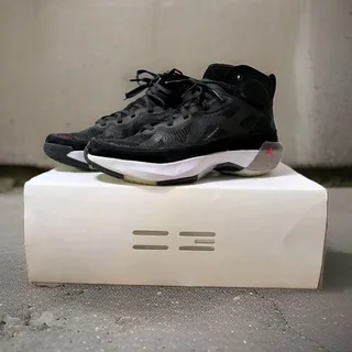 Photo of Nike Air Jordan 37 XXXVII Youth Size 6.5 Black White Hot Punch DD7421-091