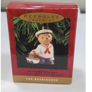 Photo of Vintage 1993 Hallmark Keepsake Ornament The Bearingers Abearnathy Bearinger