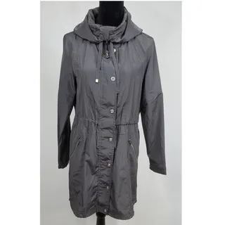 Photo of Betsey Johnson Unlined Trench Coat, Hood, Front Zip & Snap closure. Women Small