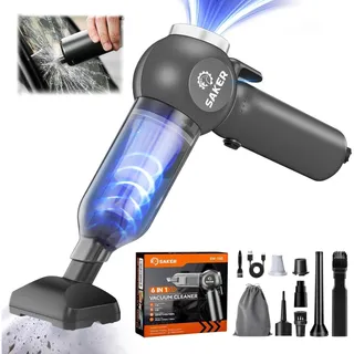 Photo of Saker Car Vacuum Portable 6-in-1 Cordless Vacuums, 20000PA SW102 Black Brushless