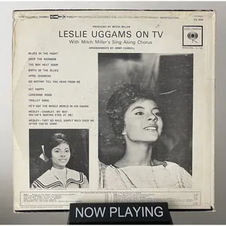 Photo of LESLIE UGGAMS ON TV ALONG VINYL LP COLUMBIA RECORDS 1961 Funk Soul Music