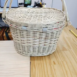Photo of Picnic Time Watermelon Collection Wicker Picnic Basket for 2 **NWT**