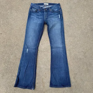 Photo of Y2K Buckle BKE Element Stretch Flare Low Rise Jeans 28x33 1/2 28L BKL842L