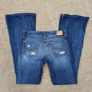 Photo of Y2K Buckle BKE Element Stretch Flare Low Rise Jeans 28x33 1/2 28L BKL842L