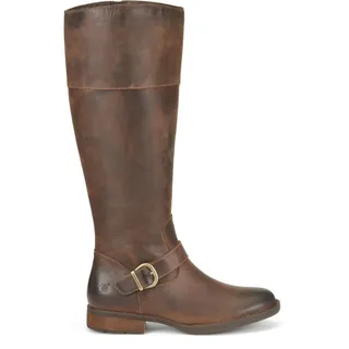 Photo of Born Braydon BR0012406 Womens Brown Leather Zipper Knee High Boots 6