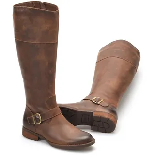 Photo of Born Braydon BR0012406 Womens Brown Leather Zipper Knee High Boots 6