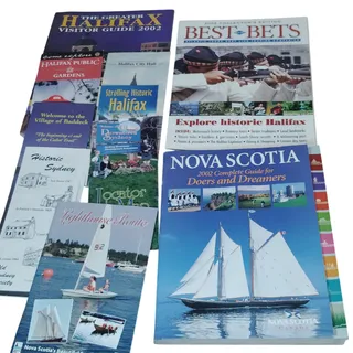 Photo of 2002 Nova Scotia Canada Travel Guides & Ephemera Lot - Halifax Sydney Lighthouse