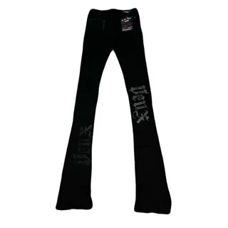 Photo of Si Tu Veux Black Jean’s Size 36 With design on the legs