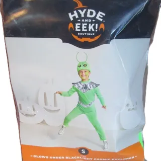 Photo of Hyde & Eek! Boutique Cosmic Explorer Kids Alien Halloween Costume Size Small