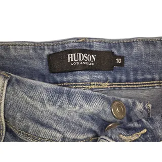 Photo of Hudson Los Angeles Flap Pocket Medium Wash Denim Jeans Women Size 10