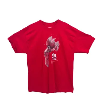 Photo of St Louis Cardinals Nike T Shirt Mens 2XL Red Catcher Graphic MLB Baseball