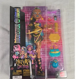 Photo of Monster High Nefera De Nile Doll NIB Cleo's Sister Lavish Scarab Accessories