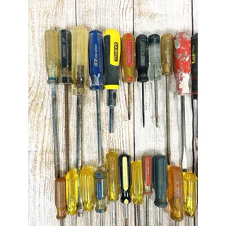 Photo of Large Lot Approx 75 USA Screwdrivers - Stanley Klein Western Auto Sears +