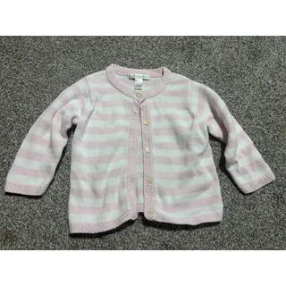 Photo of Pottery Barn Kids girls 6-12 month striped sweater