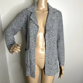 Photo of Candie's Gray Open Front Knit Cardigan Sweater