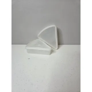 Photo of Vintage Tupperware Clear Pie Containers Set of 2 Storage Keepers Retro
