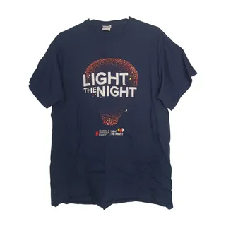 Photo of Women's Navy Light The Night Graphic T-shirt Size Large