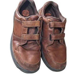 Photo of Dunham Shoes Mens 14 Winslow Leather Slip On Casual Loafers Comfort Strap 8009SB