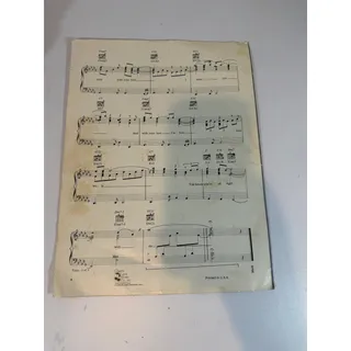 Photo of Truly Lionel Richie Sheet Music Vintage Sheet Music