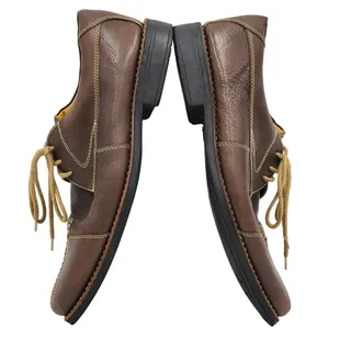 Photo of Sandro Derby Shoes Men 10D Comfort Soft Gel Leather Dress Business Casual Brazil