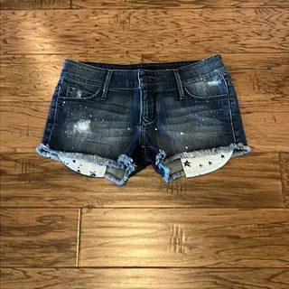 Photo of Black Orchid Black Star Cut Off Short NWT Size 26