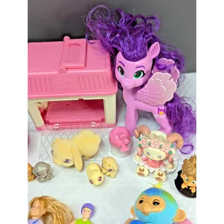 Photo of Mixed Lot of Random Toys and Figures MLP, LLP, Barbie Clothing etc.
