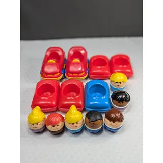 Photo of Lot of 7 Vintage Little Tikes Toddle Tots and Cars 