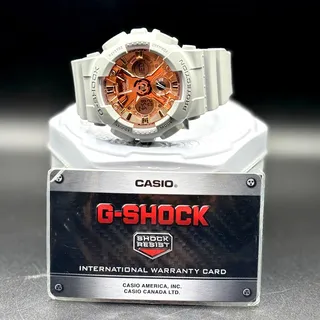 Photo of Casio G-Shock GMA-S120MF-8A Matte Gray Metallic Rose Gold Dial Women's Watch