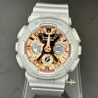 Photo of Casio G-Shock GMA-S120MF-8A Matte Gray Metallic Rose Gold Dial Women's Watch