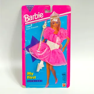 Photo of NIB Vintage 1994 Barbie Doll My First Fashions “Sweet Fairy Princess” Pink Dress