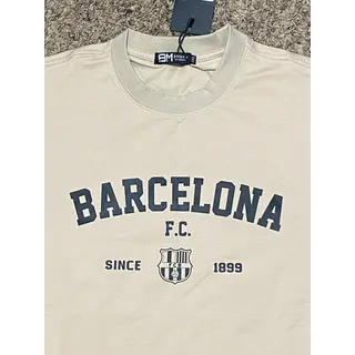 Photo of Broman FC Barcelona Since 1899 Mens 2XL Khaki Graphic T Shirt NEW