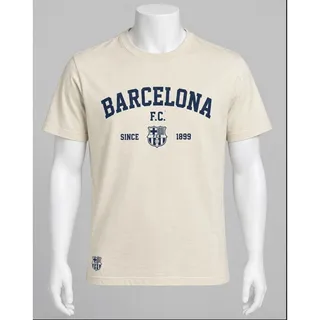 Photo of Broman FC Barcelona Since 1899 Mens 2XL Khaki Graphic T Shirt NEW