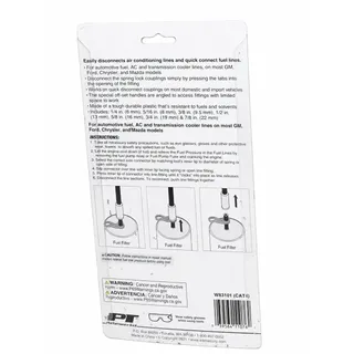 Photo of Performance Tool W83101 A/C Fuel Line Disconnect Set 7-Piece New