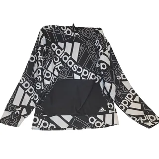 Photo of EUC Adidas black and white, unisex, youth hoodie sz 8
