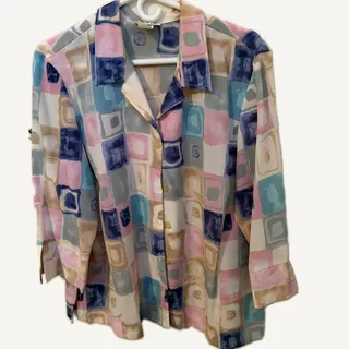 Photo of Purple Corduroy 3-PC Set: Blair Top, W-Within Jacket, Only Necessities Pants M/L