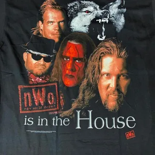 Photo of Vintage 1998 WCW nWo Is In The House Wrestling Tee Size L