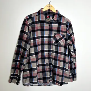 Photo of Quiksilver Plaid Button Down Flannel Shirt