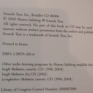 Photo of The Force of Kindness by Sharon Salzberg - Hardcover Book with Audio CD