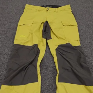 Photo of Helly Hansen Pants Mens 36x31 Yellow Vandre Tur Hiking Stretch Canvas Outdoor