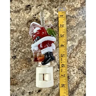 Photo of Whimsy Santa Chimney Toys Veilleuse Night Light For Christmas, Works EUC
