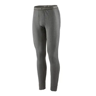 Photo of Patagonia Mens Capilene Midweight Baselayer Bottoms M Gray Thermal Hiking Ski