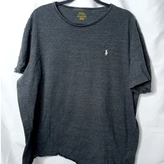 Photo of Polo Ralph Lauren Mens Size XXL Gray White Pony Heathered Short Sleeve T-Shirt