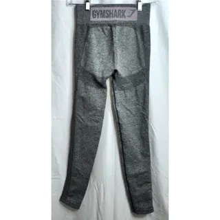 Photo of Gymshark Seamless Leggings Womens Sz XS Gray Pink Butt Enhancing Active Legging