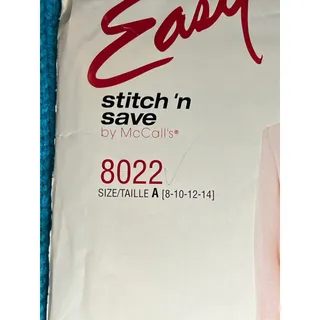 Photo of McCalls 8022 Sewing pattern Suit dress blazer 1980s size 8 10 12 14
