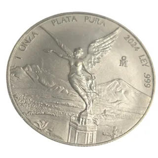 Photo of 2024 Mexico 1 oz Silver Libertad BU .999 Fine Silver Sealed APMEX